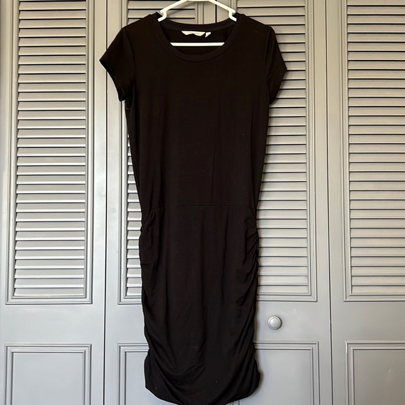 Athleta : Topanga Tee Ruched Dress - Small - Picture 2 of 8